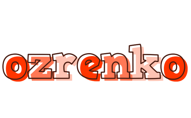 Ozrenko paint logo