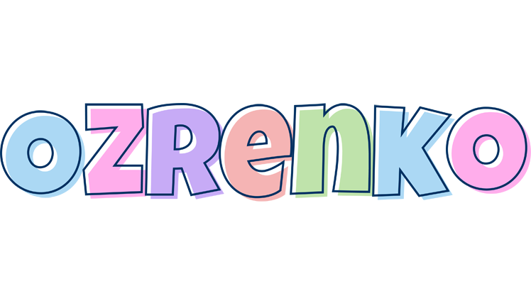Ozrenko pastel logo