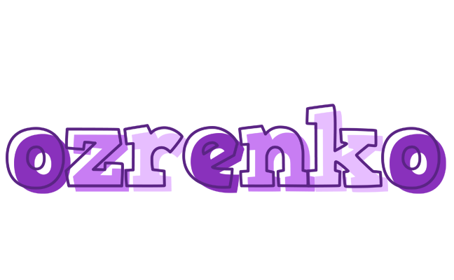 Ozrenko sensual logo