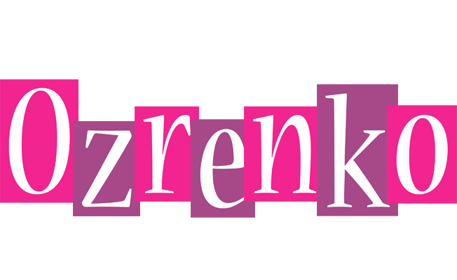 Ozrenko whine logo