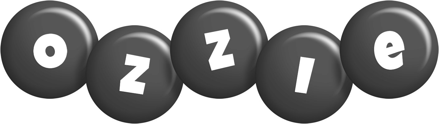 Ozzie candy-black logo