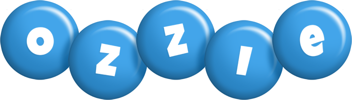 Ozzie candy-blue logo