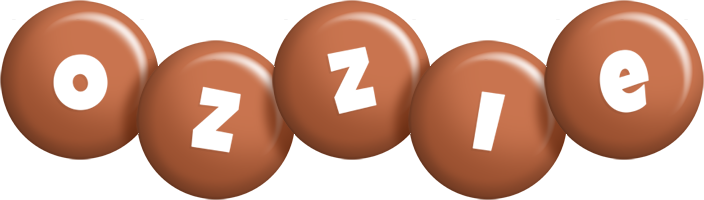 Ozzie candy-brown logo