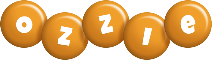 Ozzie candy-orange logo