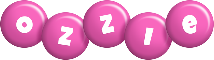 Ozzie candy-pink logo