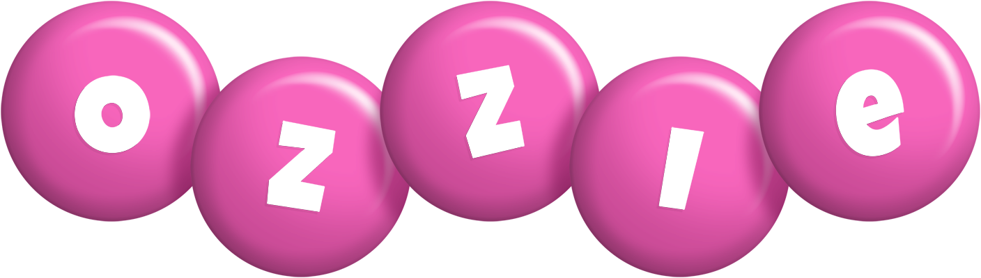 Ozzie candy-pink logo