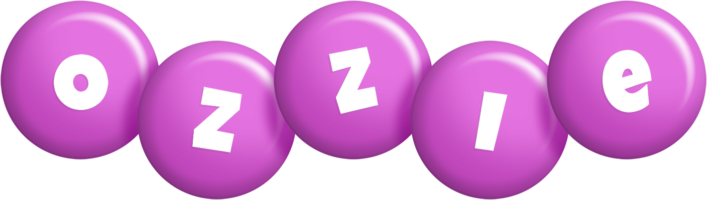 Ozzie candy-purple logo