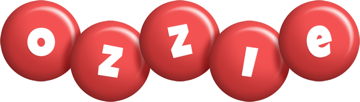 Ozzie candy-red logo