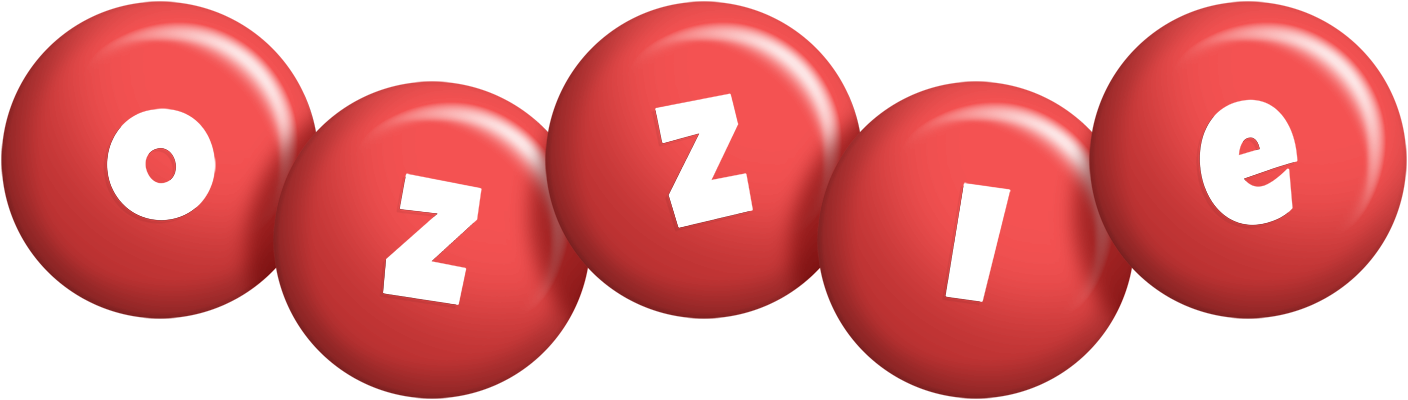 Ozzie candy-red logo
