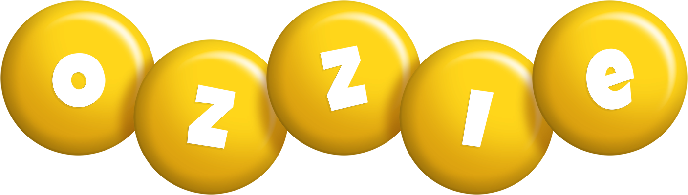 Ozzie candy-yellow logo