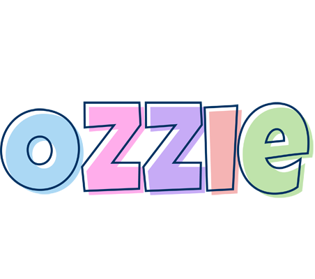 Ozzie pastel logo