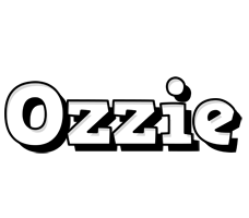 Ozzie snowing logo