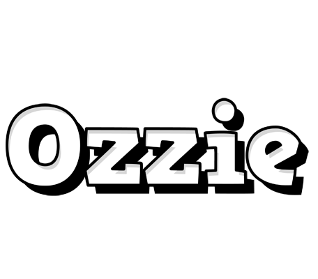 Ozzie snowing logo