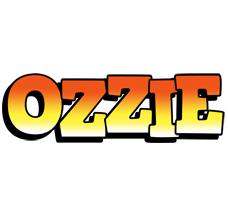 Ozzie sunset logo