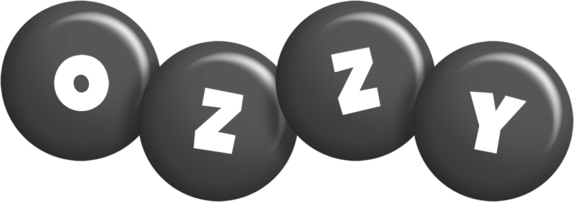 Ozzy candy-black logo