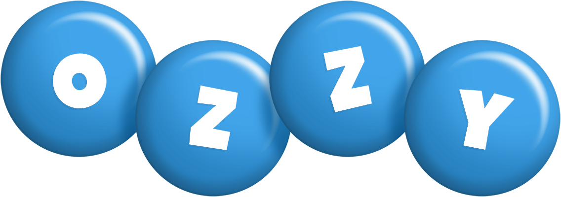 Ozzy candy-blue logo