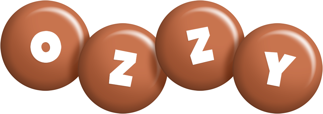Ozzy candy-brown logo