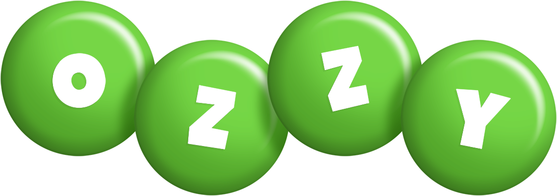 Ozzy candy-green logo