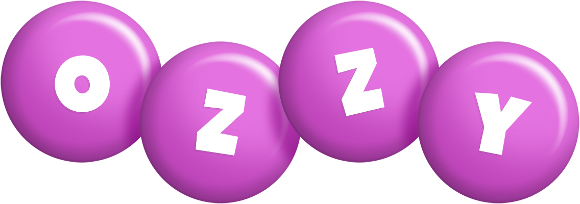 Ozzy candy-purple logo