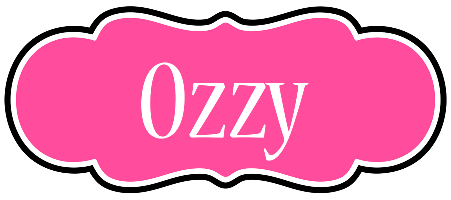Ozzy invitation logo