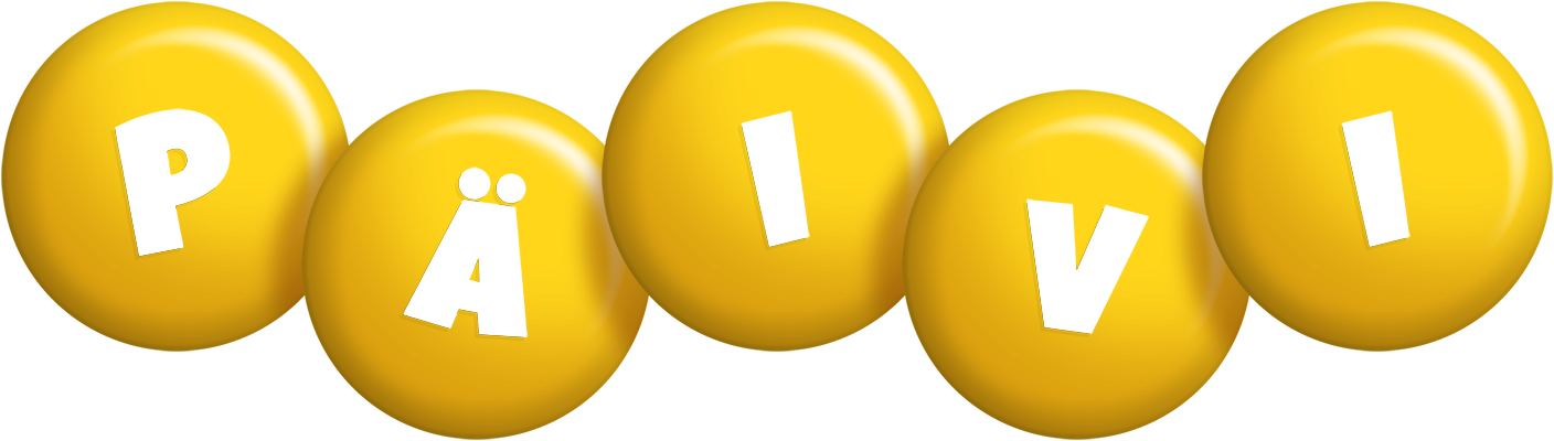 Päivi candy-yellow logo