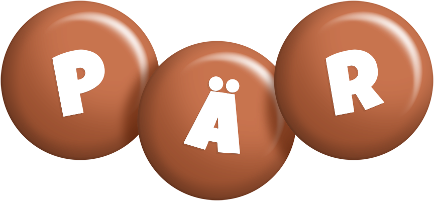 Pär candy-brown logo
