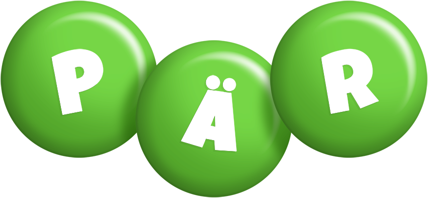 Pär candy-green logo