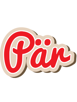 Pär chocolate logo