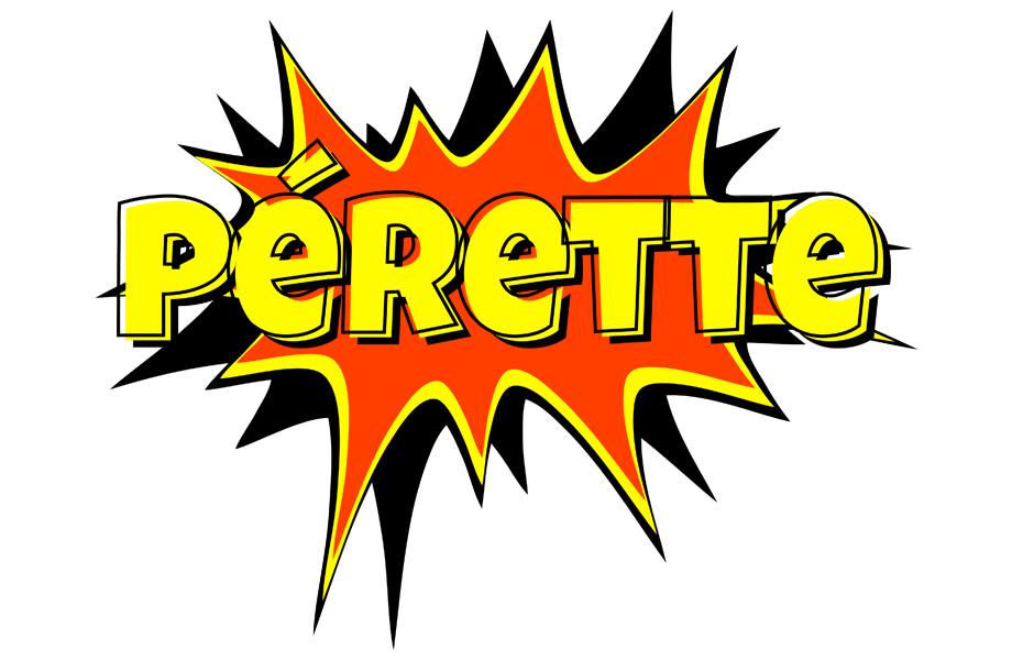 Pérette bazinga logo