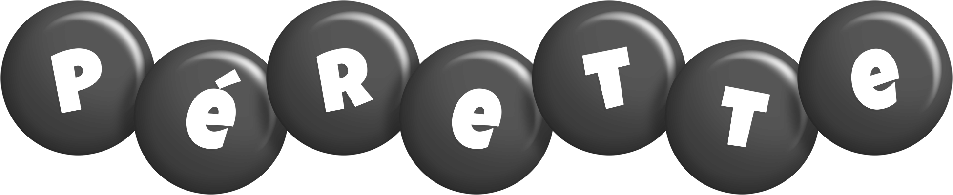 Pérette candy-black logo