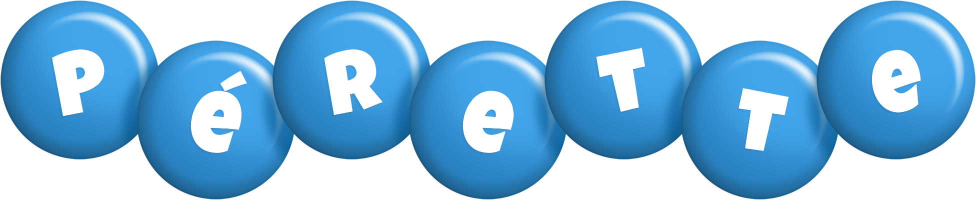 Pérette candy-blue logo