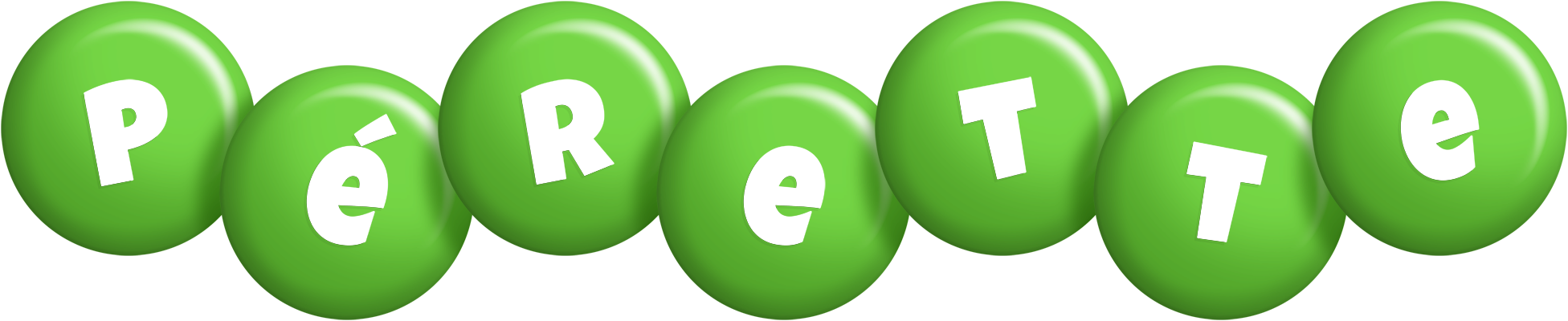Pérette candy-green logo