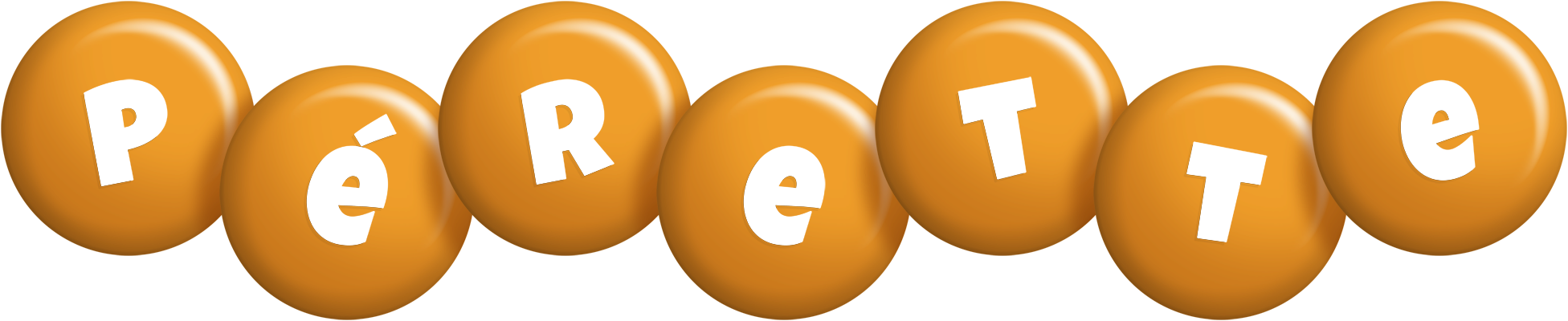 Pérette candy-orange logo
