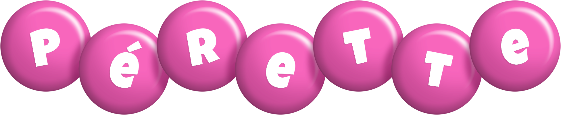 Pérette candy-pink logo