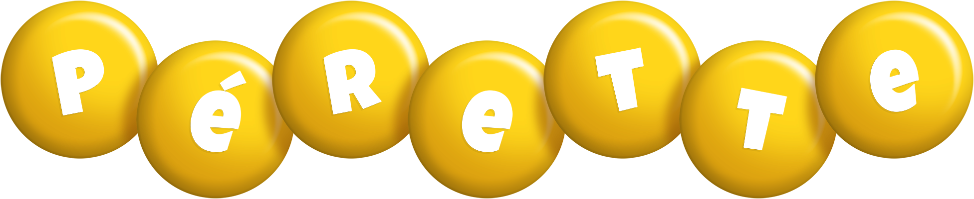 Pérette candy-yellow logo