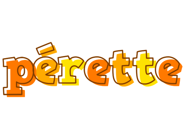 Pérette desert logo