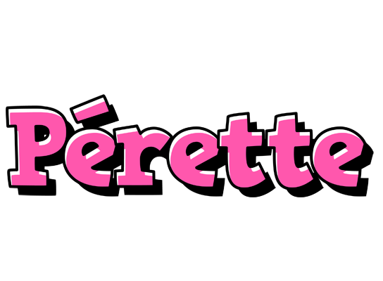 Pérette girlish logo