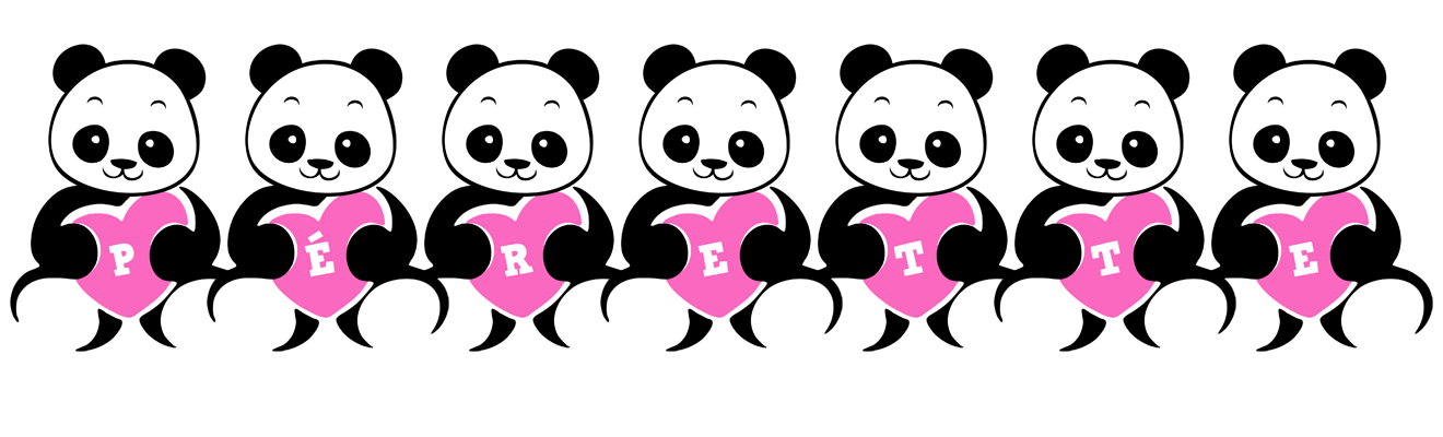 Pérette love-panda logo