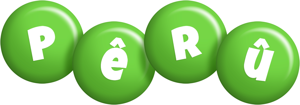 Pêrû candy-green logo