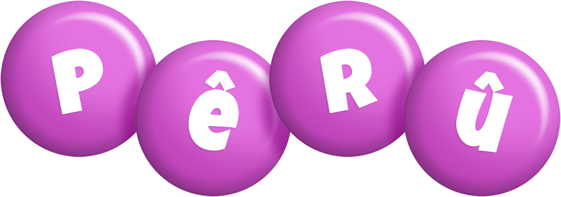 Pêrû candy-purple logo
