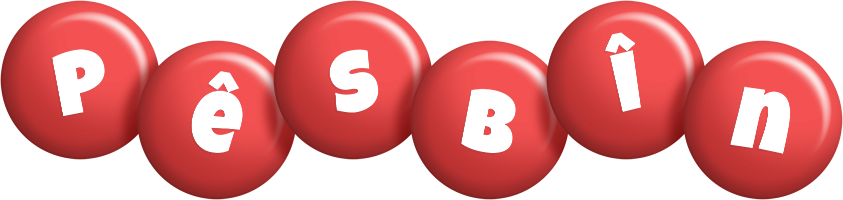 Pêsbîn candy-red logo