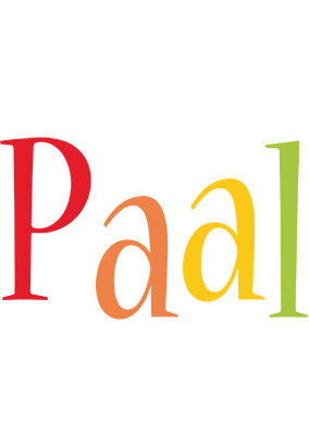 Paal birthday logo