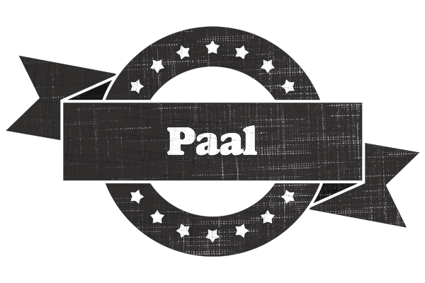 Paal grunge logo