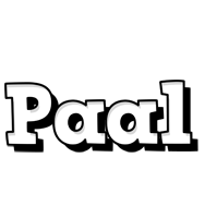 Paal snowing logo