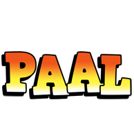 Paal sunset logo