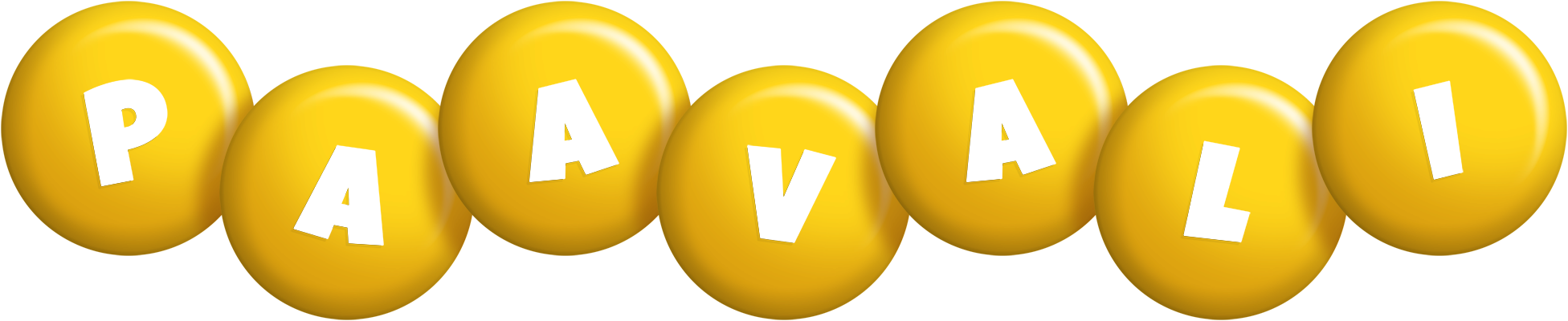 Paavali candy-yellow logo