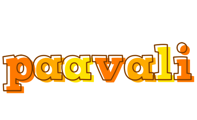 Paavali desert logo