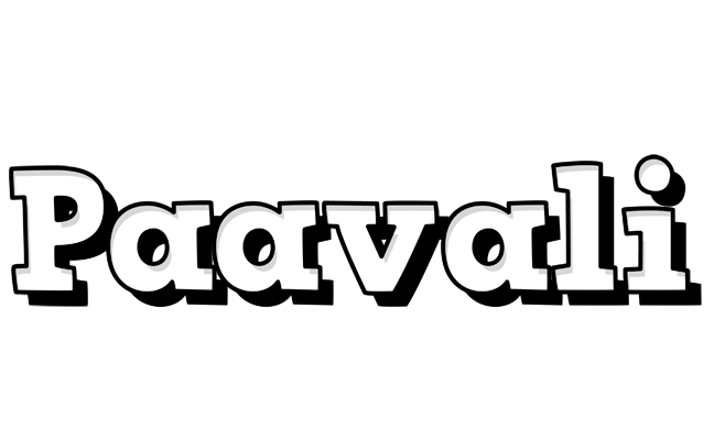 Paavali snowing logo