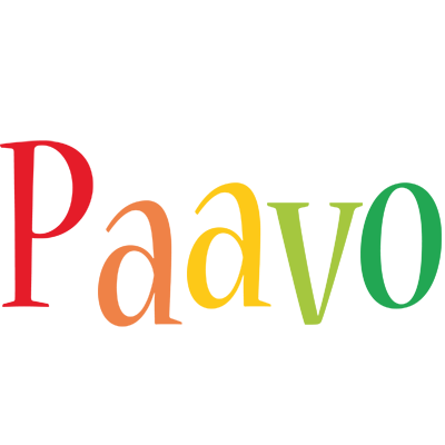 Paavo birthday logo