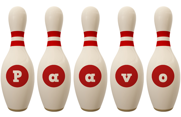 Paavo bowling-pin logo